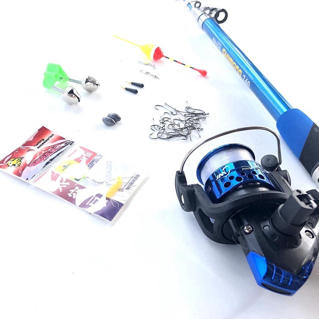 Bộ Cần Câu Máy Shimano Có Từ 1m8 + Máy ,Cần Cực Khoẻ Y Hình