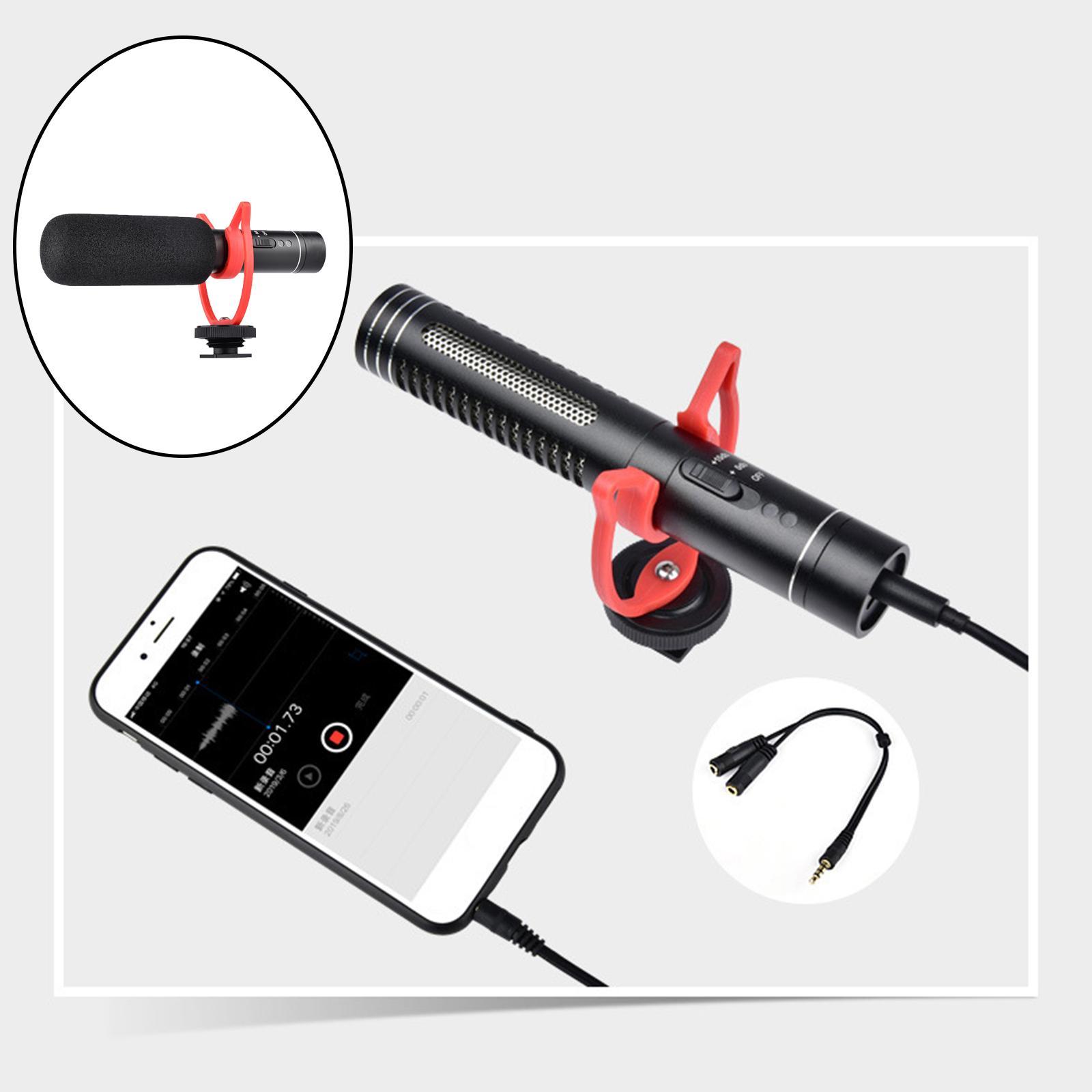Microphone Phone Video Fit for Camera Smartphone Desktop