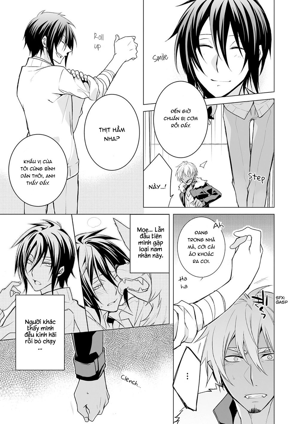 anh chàng người sói và tiểu thuyết gia lập dị chapter 1.2 1