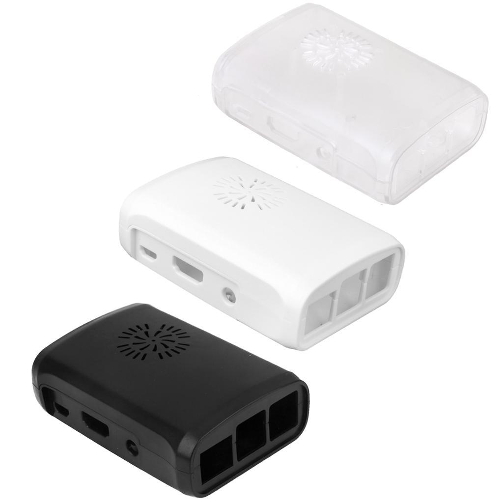 MagiDeal Enclosure Case Box Support Fan for Raspberry Pi B+/ Pi 2 White
