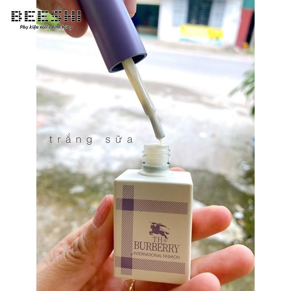 sơn gel màu trắng sữa - Beeshi shop nail