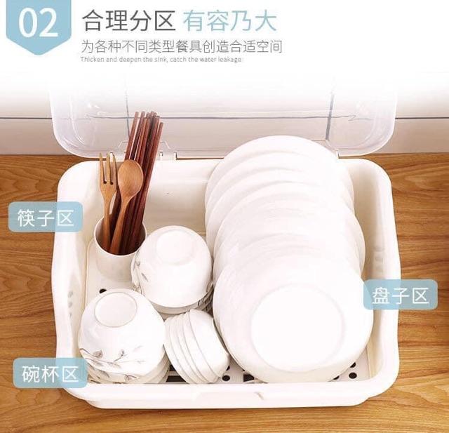 KỆ ÚP BÌNH SỮA CÓ NẮP ĐẬY CHỐNG CÔN TRÙNG
