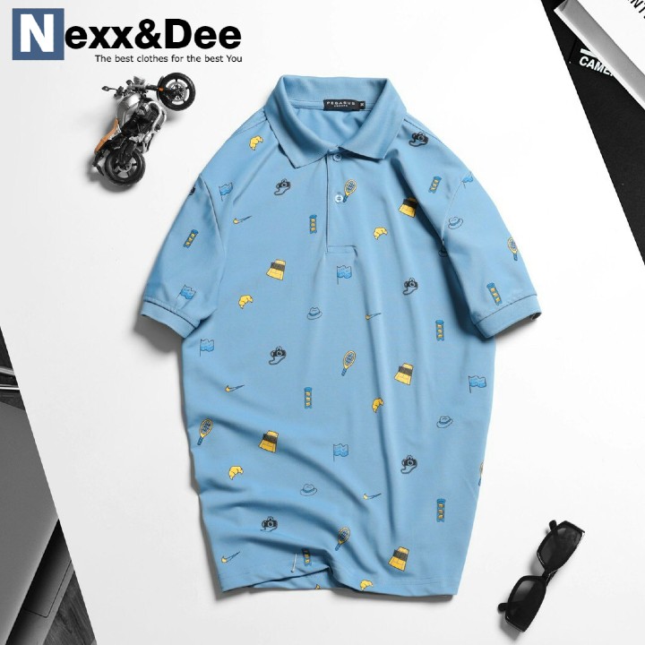 Áo thun POLO nam chấm bi cá sấu có cổ bẻ big size 3x TRẺ TRUNG cao cấp, Nexx&amp;amp;Dee - PL13