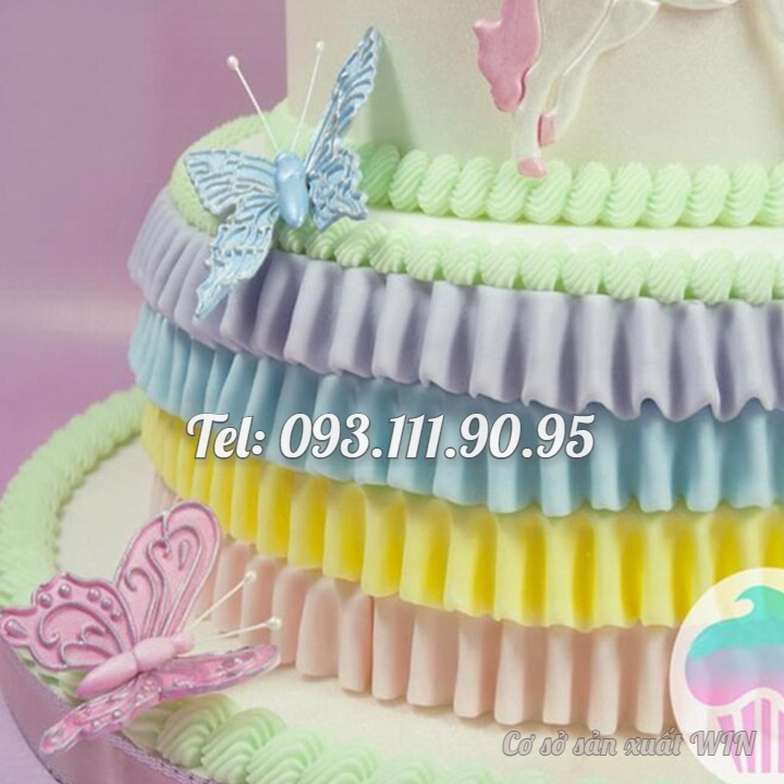 Khuôn silicon làm bánh, rau câu, fondant hình ren – Mã số 1274