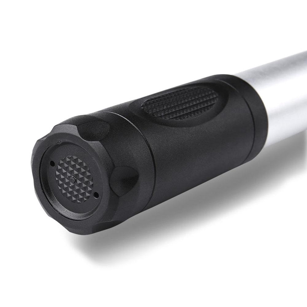 Máy bơm xe đạp mini di động có đồng hồ đo áp suất bằng hợp kim nhôm chất lượng cao