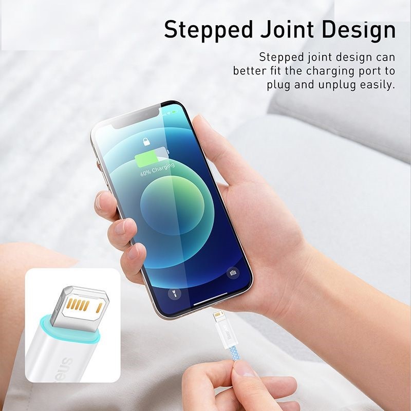 Cáp Sạc Nhanh Baseus Dynamic Series dùng cho iPhone ( USB to IP, 2.4A Fast Charging Data Cable) - Hàng chính hãng