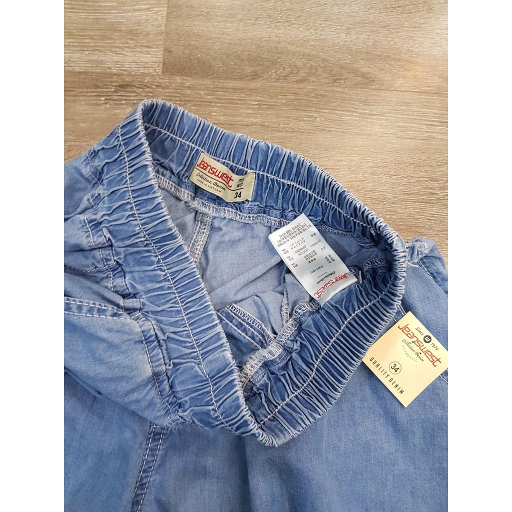 Set Bộ Denim Sát Nách JEANS 2 Màu Xanh Nhạt, Xanh Trung Mát Mẻ Cho Mùa Hè Năng Động Chất Đẹp - Độc - Lạ