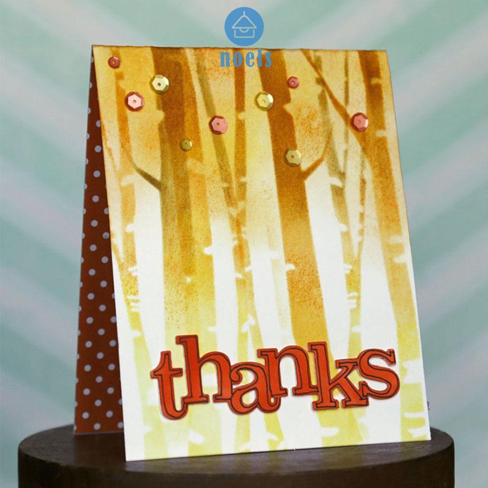Khuôn Cắt Giấy Làm Từ Kim Loại Hình Thẻ Trang Trí Scrapbook