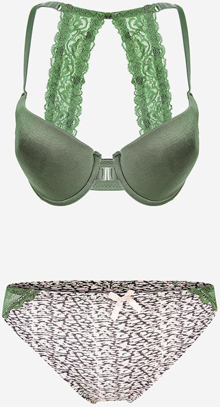 Bộ Đồ Lót Nữ Perfect Profile Bra Set -SB0419008 -36D80D - Xanh Rêu Size 36D80D