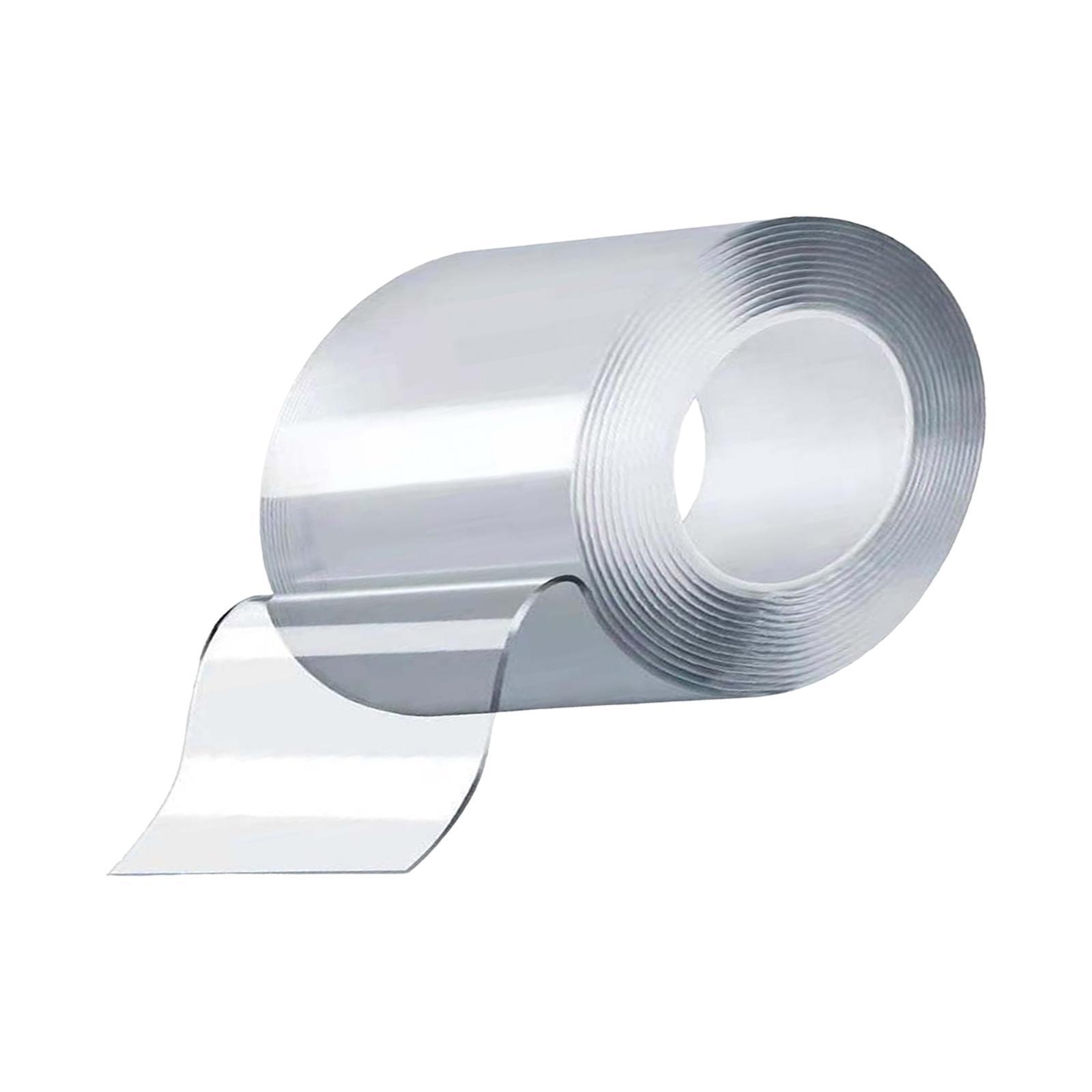 Double Sided Tape Heavy Duty, Multipurpose Removable Mounting Tape, Washable Sticky Strong Tape Strips Transparent Tape