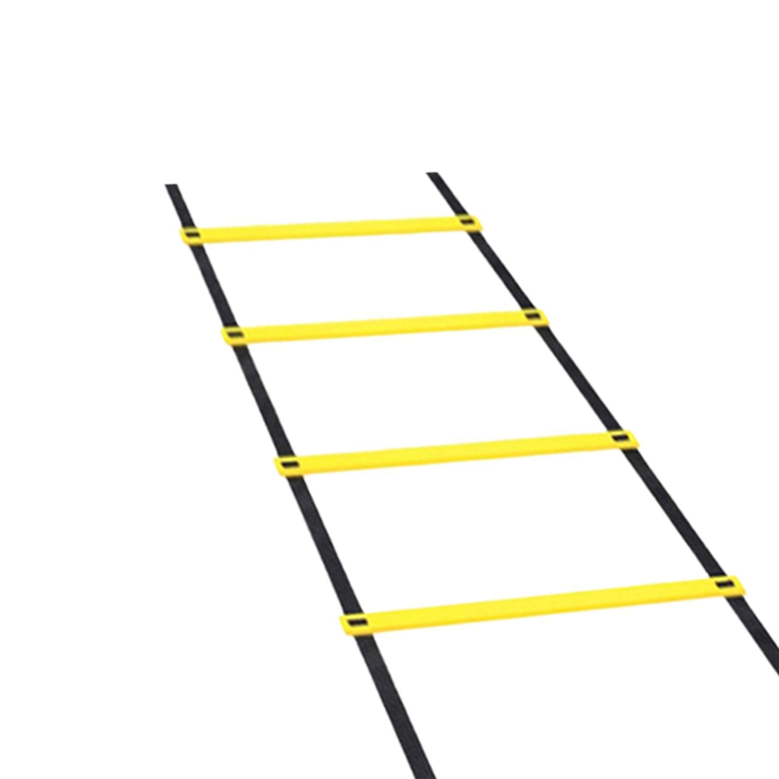 Agility Ladder Football Speed Training Equipment Basketball Soccer Improves Coordination Speed Ladder with Carry Bag for Volleyball Home Gym