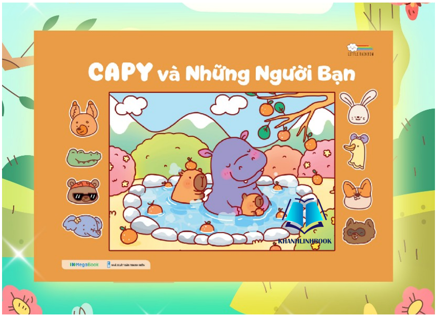 Sách Tô Màu Capy và những người bạn (MG)