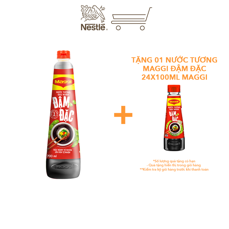 Chai Nước tương MAGGI Đậu Nành Đậm Đặc 700ml
