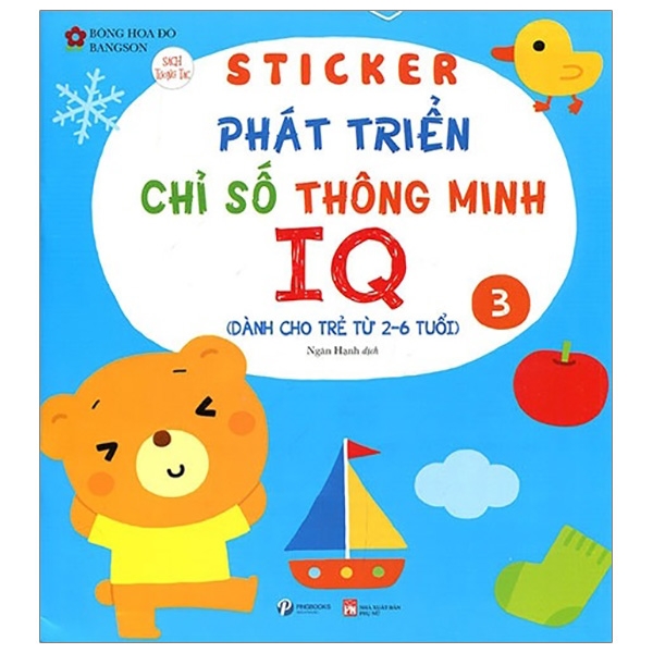 Sticker Phát Triển Chỉ Số Thông Minh IQ - Tập 3