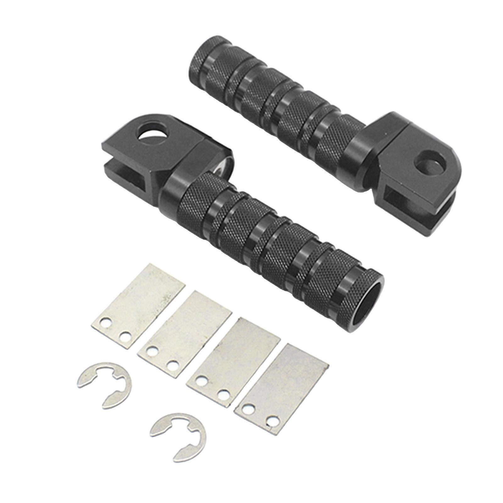 Motorcycle Footrest Foot Pegs Front for Kawasaki Z800 Z650 Z900 Z1000 Z750 Z750R ZX-6R ER-6F , wear-resistant and anti-corrosion