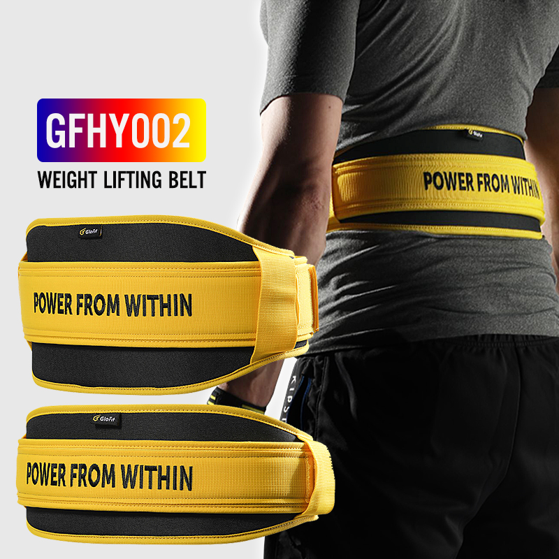 Đai Lưng Tập Gym Glofit-GFHY002. Đai Lưng Tập Thể Hình Cao Cấp  (WEIGHT LIFTING BELT)