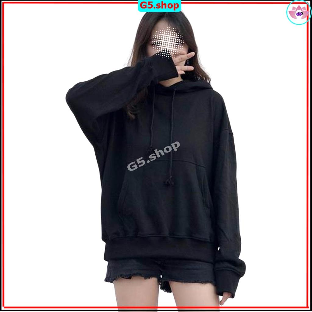 Áo khoác hoodie trơn form rộng chất Nỉ Ngoại Dày dặn 3 Màu Nam Nữ Ulzzang Unisex, mẫu hoddie hot nhắt năm G5