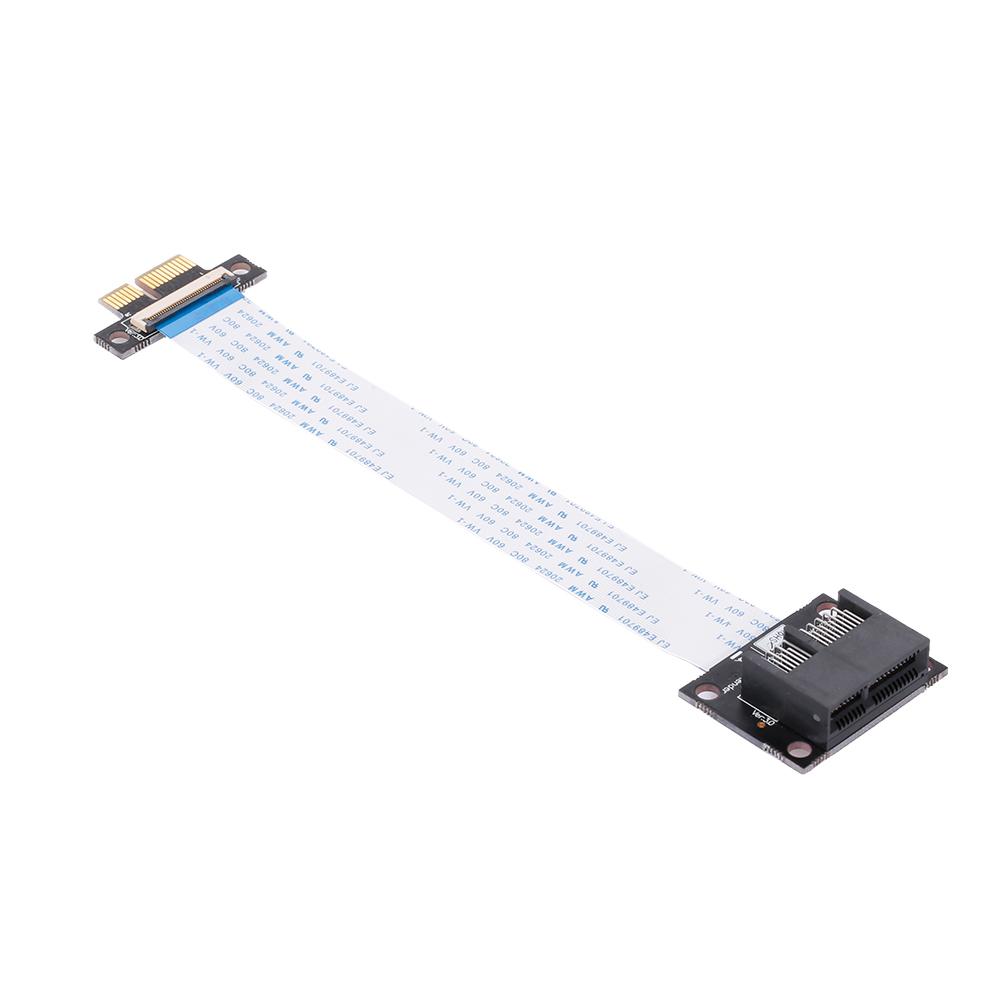 Cáp mở rộng PCI-E 1X đến 1X Bộ nối dài 36Pin FPC linh hoạt đầu nối lắp đặt theo chiều ngang