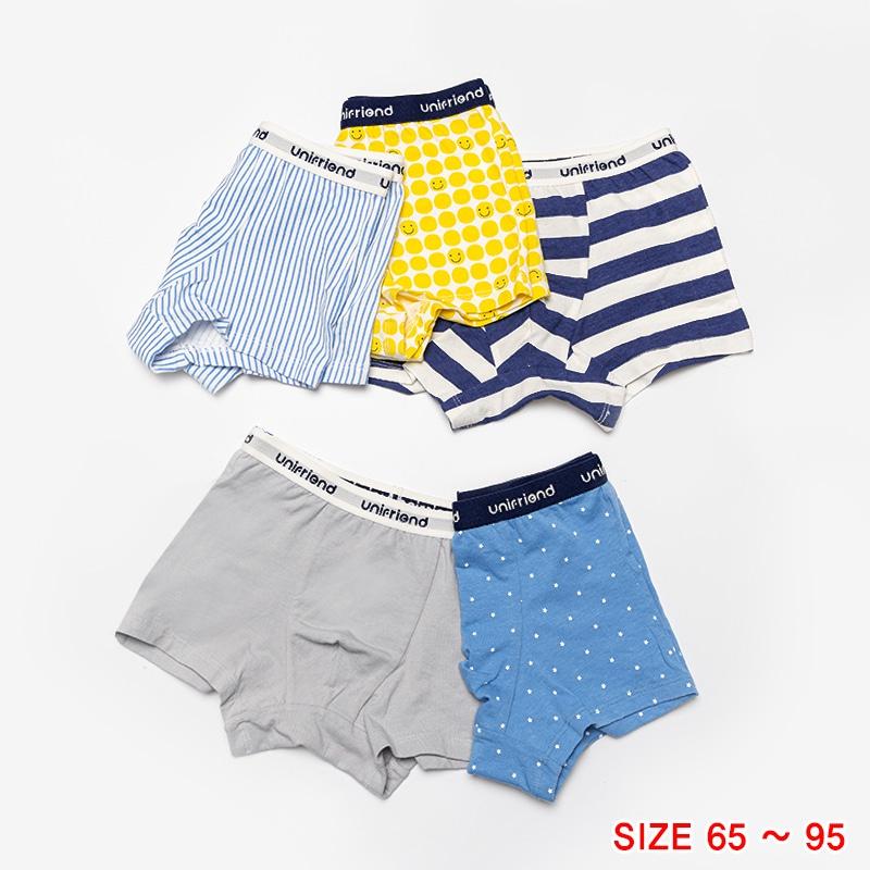 Set quần chip đùi cotton spandex cho bé trai Unifriend Hàn Quốc