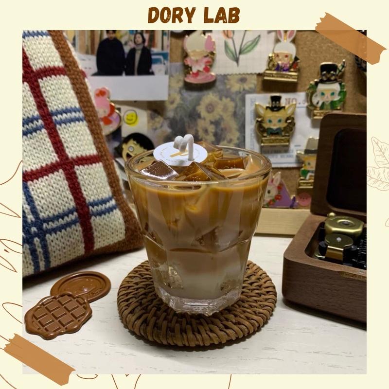 Nến Thơm Ly Cà Phê Sữa Độc Đáo Không Khói Giúp Thư Giãn, Phụ Kiện Decor - Dory Lab