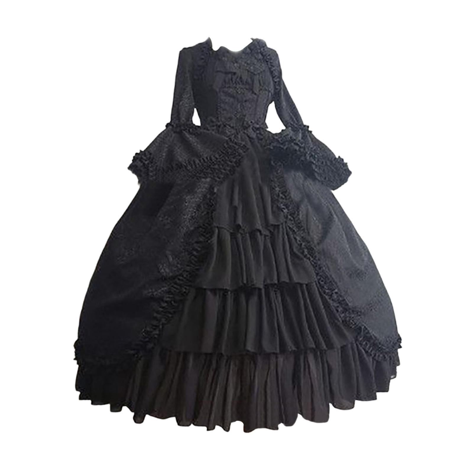 Lady Ball Dress Gothic Dress Halloween Costume Fancy Dress Costume for Masquerade Ball