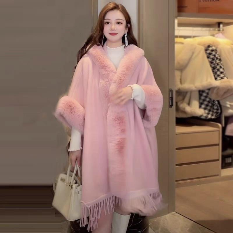 Áo Choàng Cao Cấp Màu Hồng
