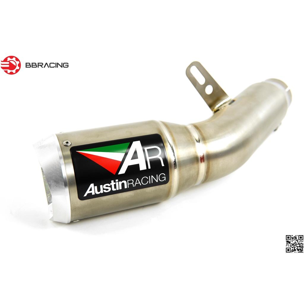 Pô Austin Racing Universal - Slip On GP1R Dài - Carbon Tem Dán