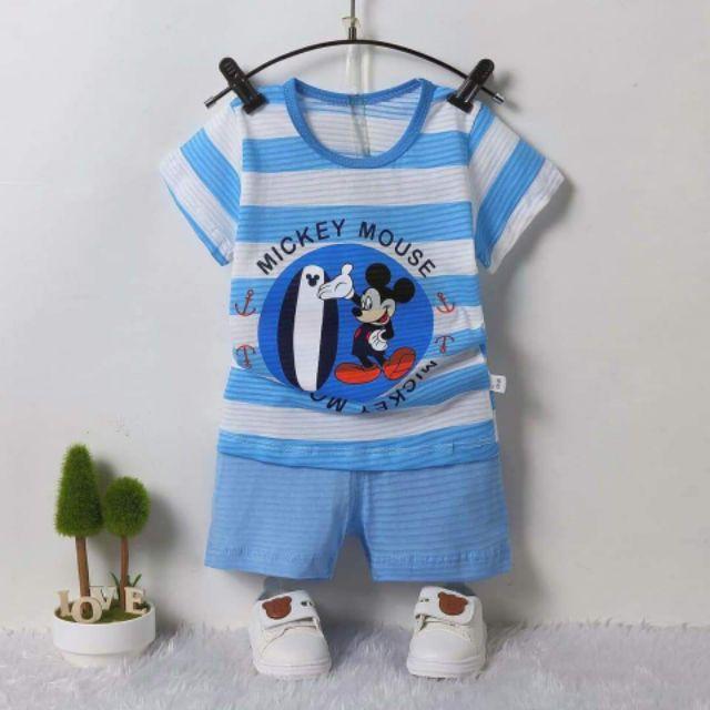 Bộ cotton tre cho bé