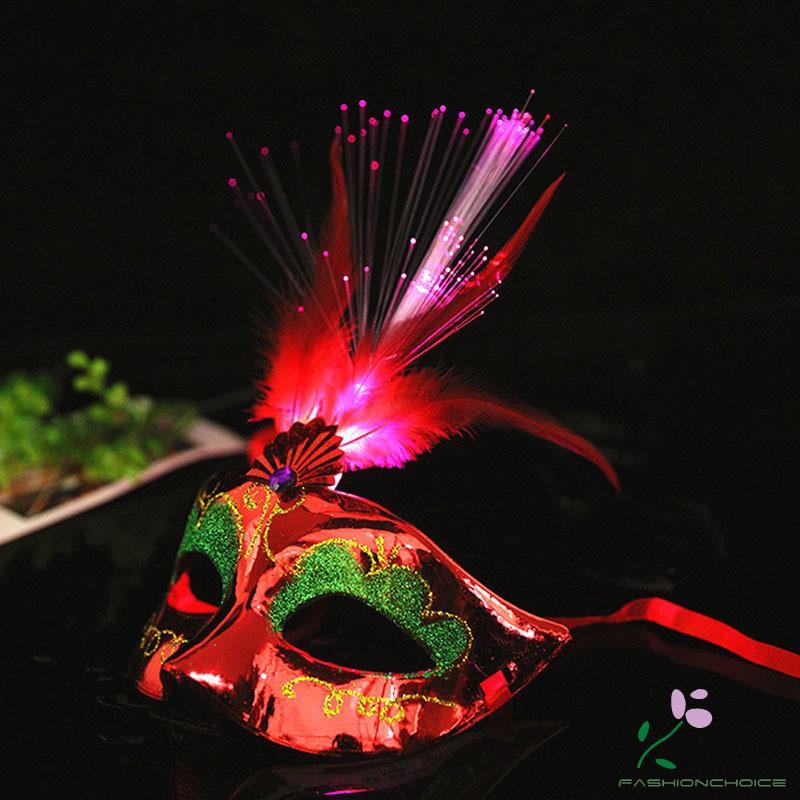 Mặt nạ có đèn Led xinh xắn cho hóa trang-w06