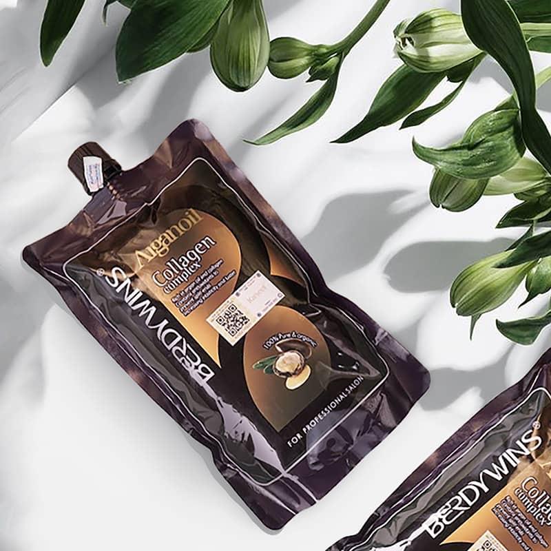 [+Tặng mũ trùm] Dầu hấp phục hồi siêu mượt BERDYWINS Argan Oil Collagen 500ml