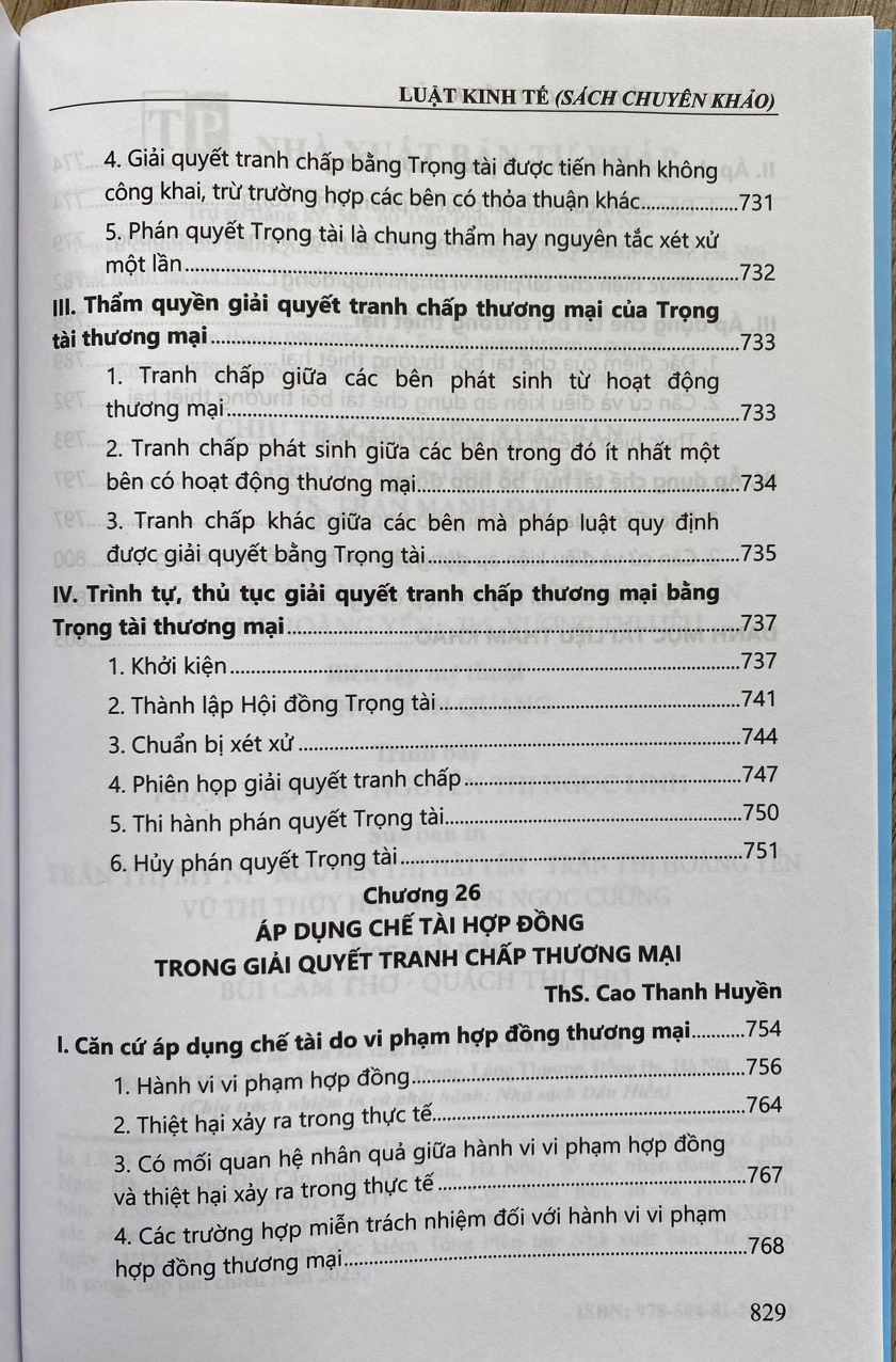 Luật Kinh Tế ( Sách Chuyên Khảo)