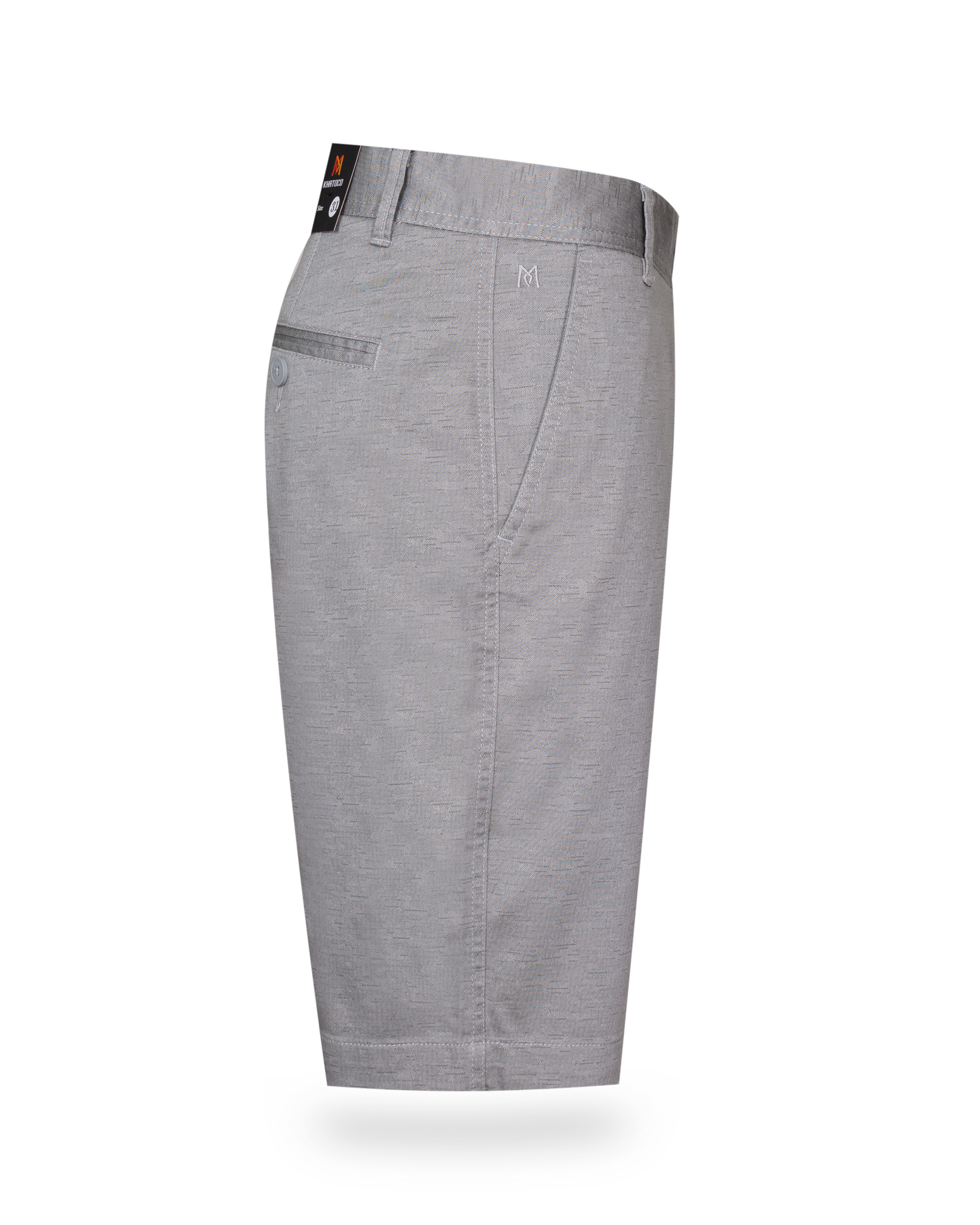 Quần short khaki nam Khatoco Q3M398R0-ININ428-2510-N