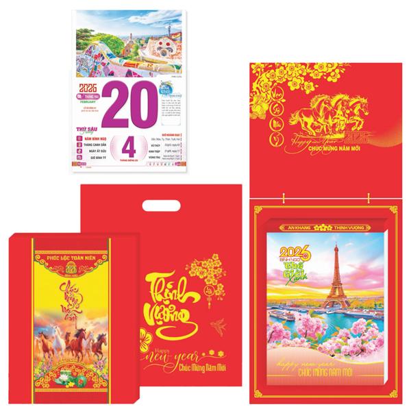 Lịch Bloc Siêu Cực Đại - Phong Cảnh Thế Giới - Bảng Treo Sơn Mài - 29 x 42 cm - TĐ4