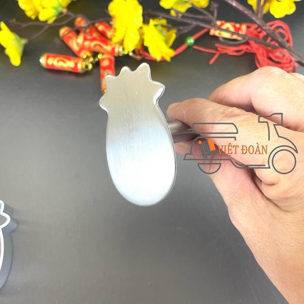 10 khuôn BÁNH DỨA ĐÀI LOAN + DỤNG CỤ NHẤN - bánh cookies dứa , bánh trái thơm - Khuôn dày, đẹp, sắc nét