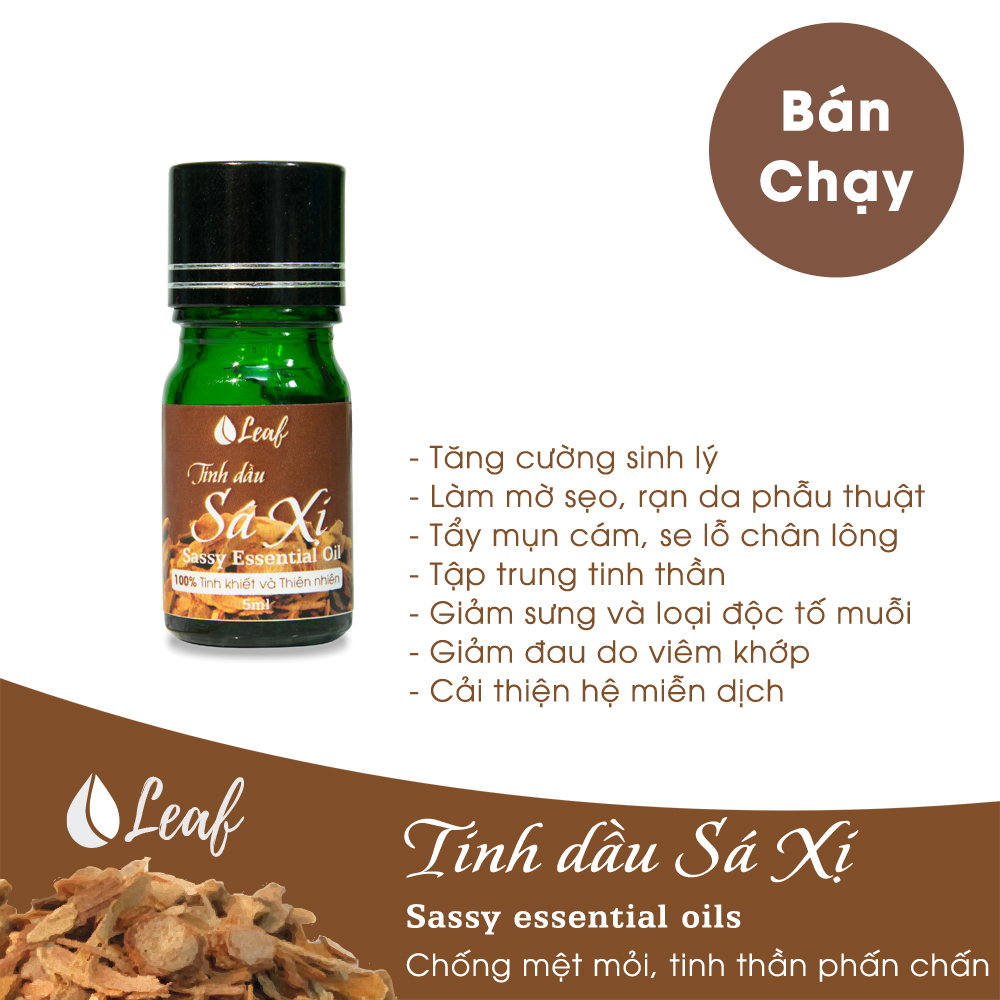 Tinh dầu Xá Xị Leaf 5ml