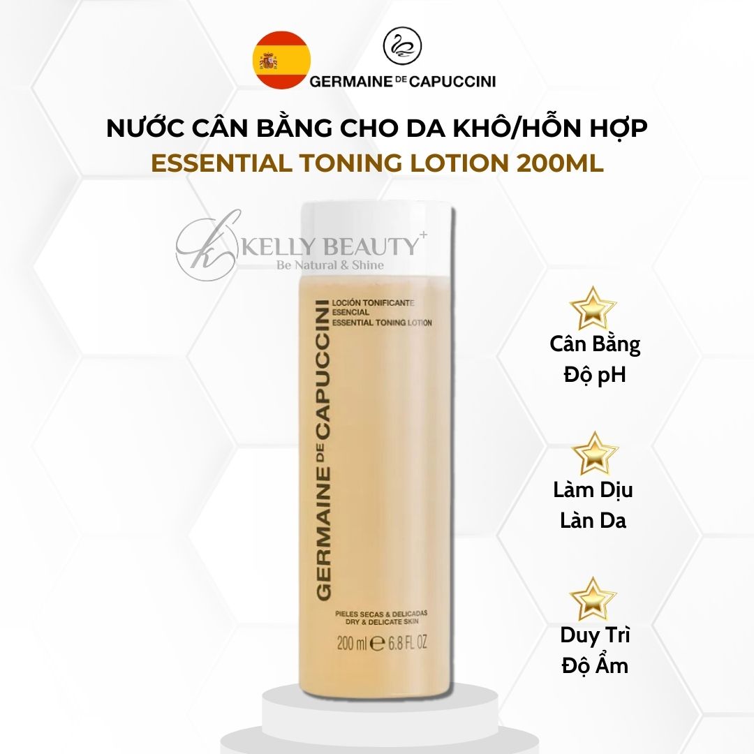 Nước Cân Bằng Cho Da Khô Germaine OPTIONS Essential Toning Lotion | Kelly Beauty