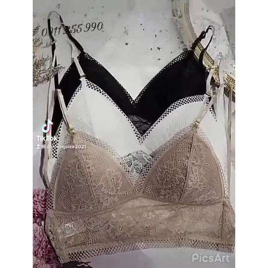 Áo Lót Nữ, Áo Bra không gọng Lưng Thấp Chuyên Dùng Mặc Áo Hở Lưng Bralette Mỏng Không Đệm Mã 1857
