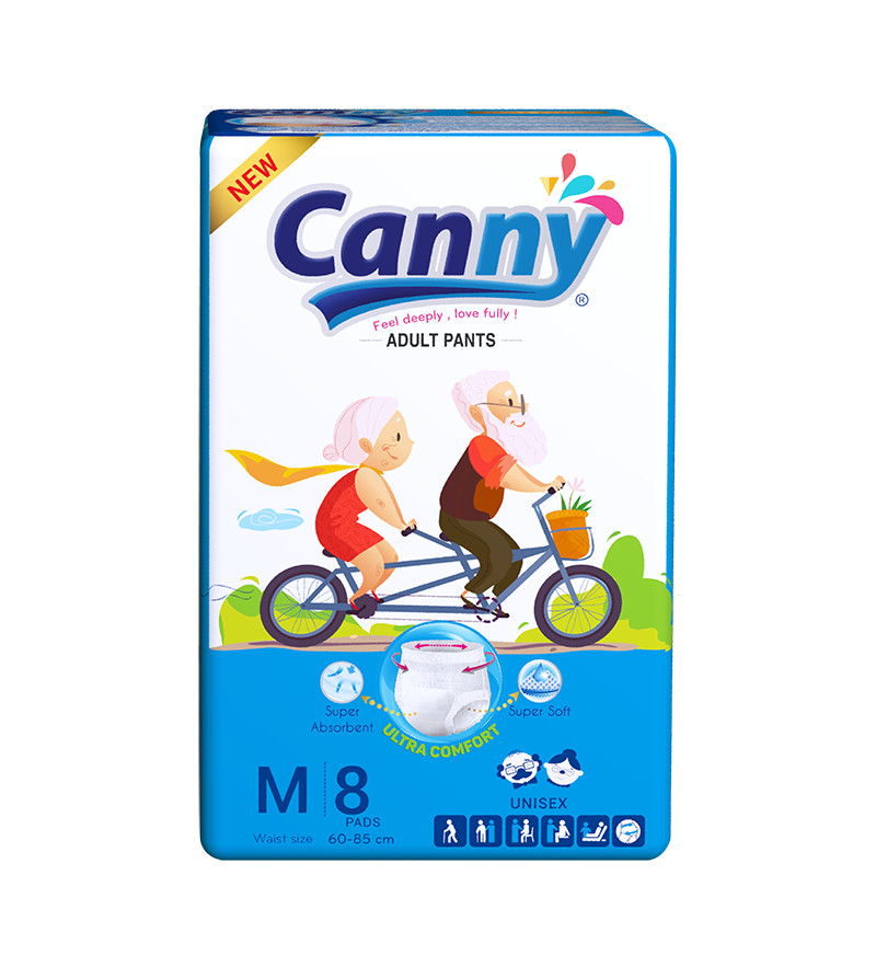 Tã quần người lớn CANNY siêu thấm size M 8miếng