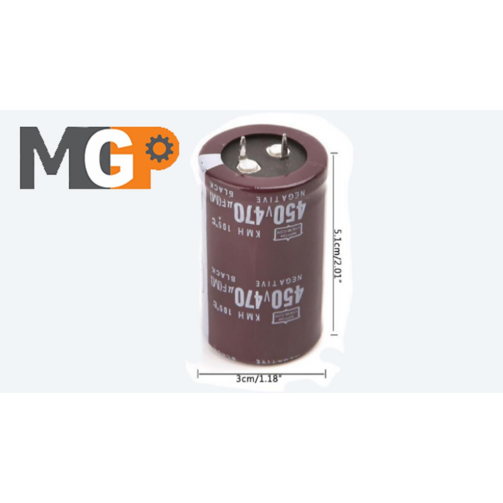Tụ Điện Nhôm 450V 470uF 30x50 Chuyên Dụng Chất Lượng Cao