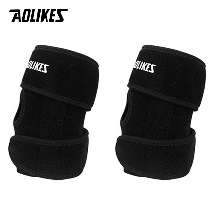 Bộ 2 Đai Bó Khuỷu Tay Aolikes A - 7946 Spring Sport Elbow Support Protector - Black