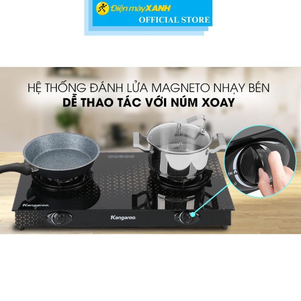 Bếp ga đôi Kangaroo KG8G1C - Hàng Chính Hãng