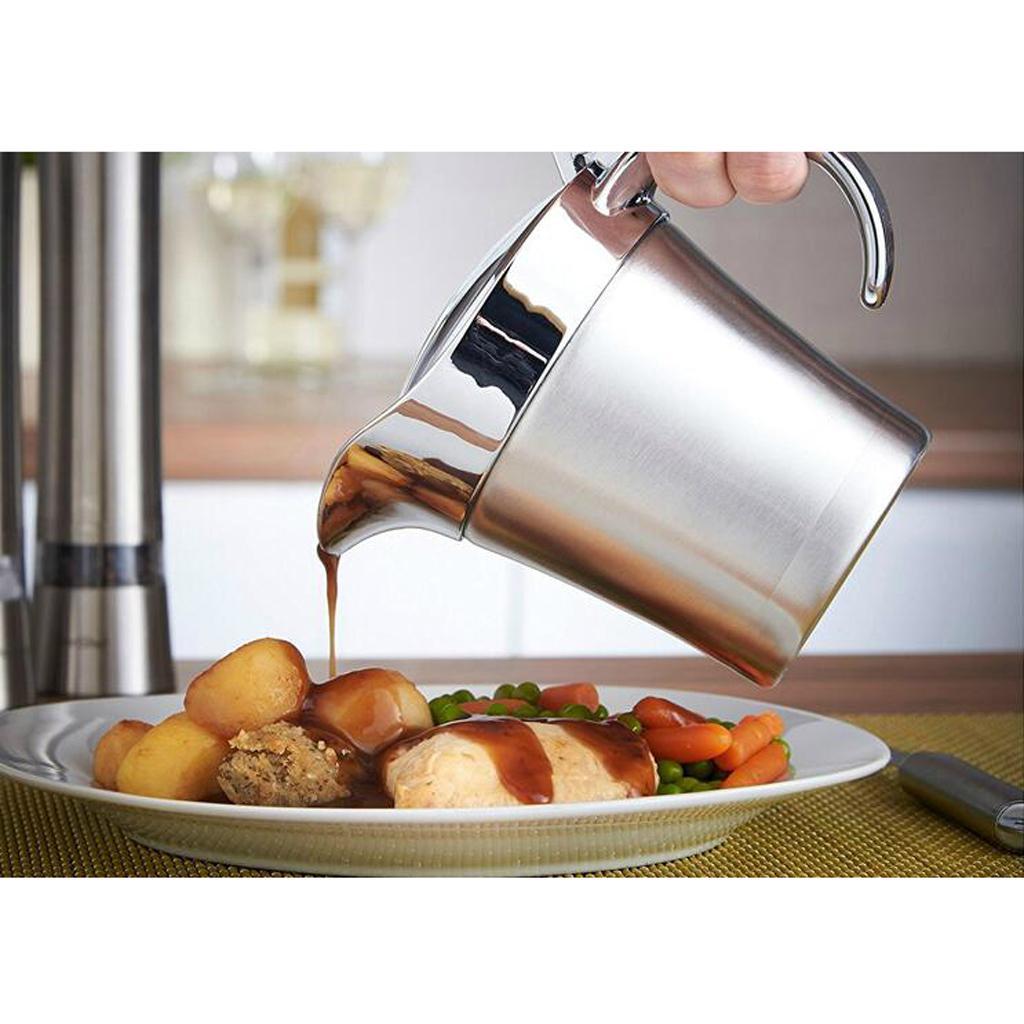 Insulated Gravy Boat Thermal Vacuum Sauce Serving Jug with Thermal Jug 2L