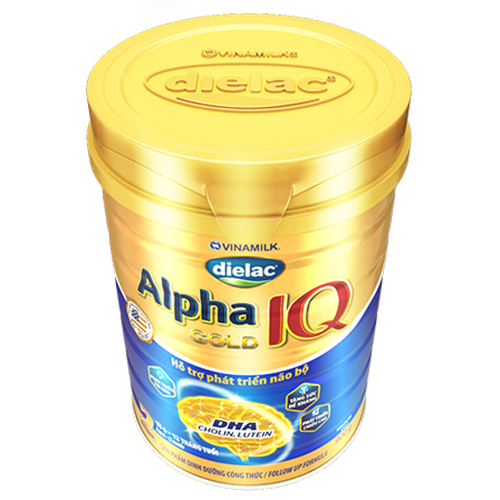 Sữa Bột Vinamilk Dielac Alpha Gold IQ Step 2 - Hộp Thiếc 900g