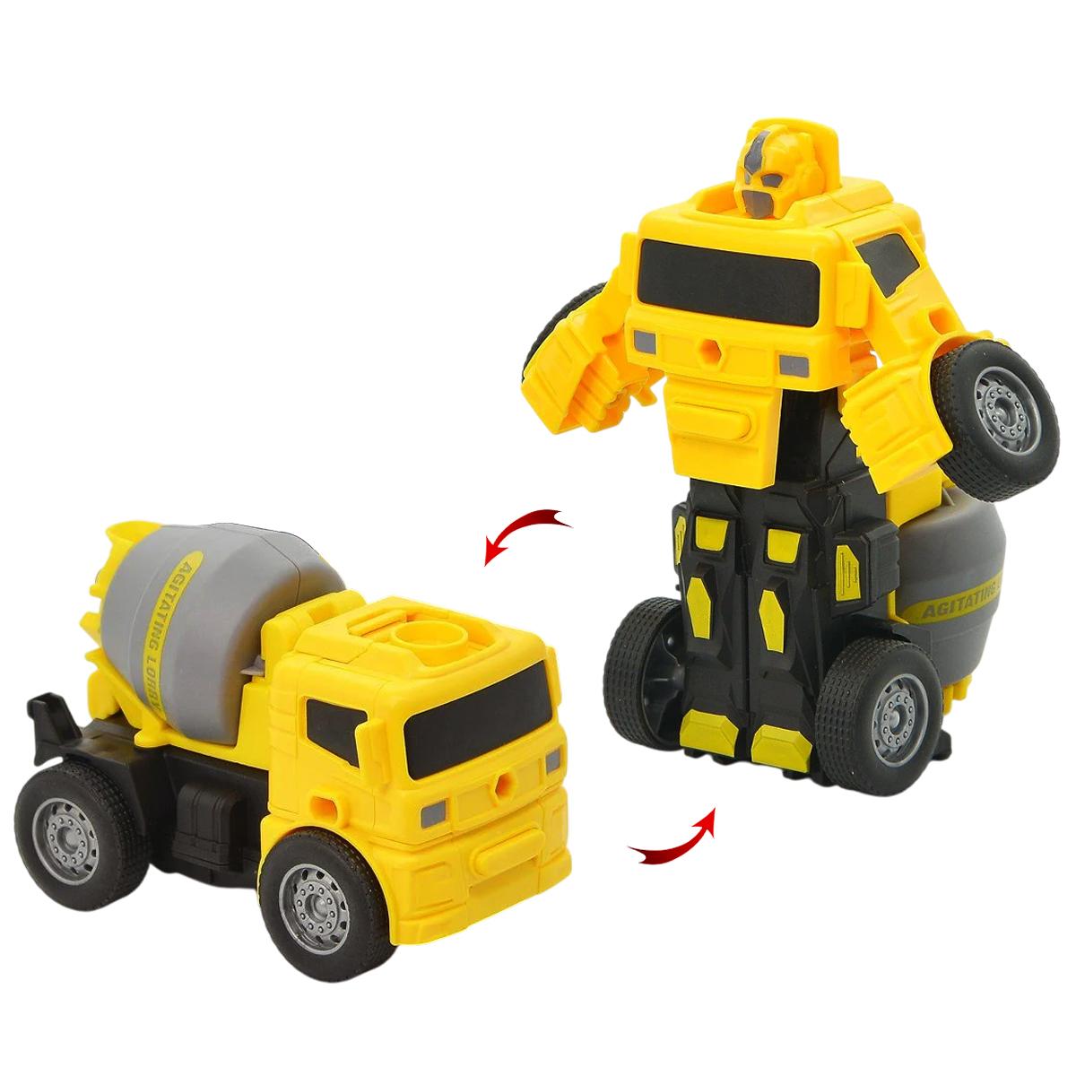 Đồ Chơi Robot Biến Hình - Xe Trộn Bê Tông - Cresta DK81361