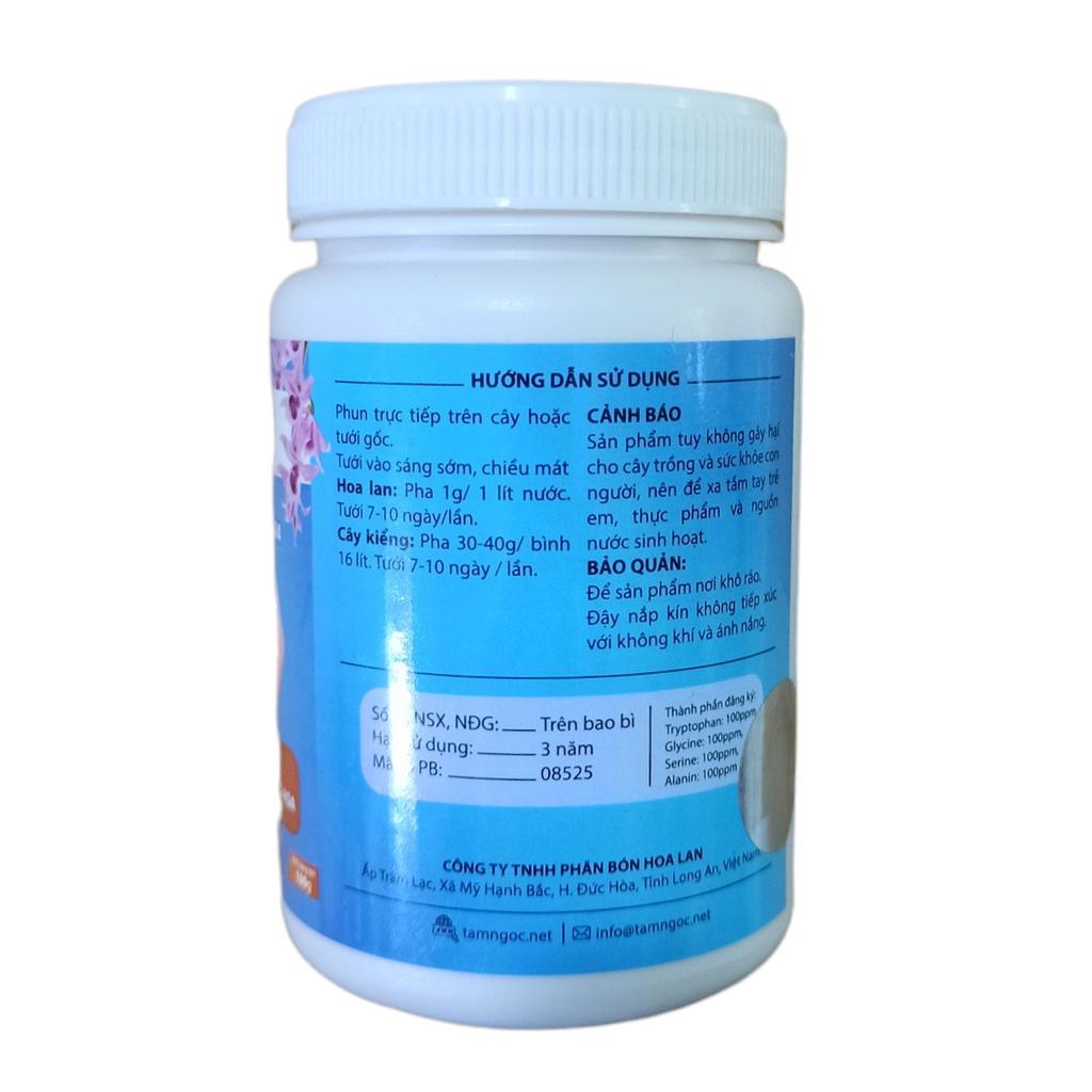Super 99% phân bón hoa lan thầy Tám Ngọc giúp ra hoa nhanh, đồng loạt. lọ 100gr