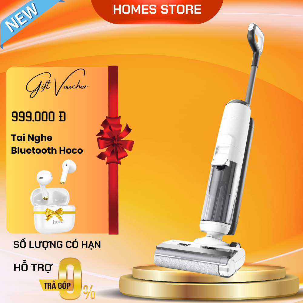 Máy Hút Bụi Lau Sàn Khô Ướt Tineco iFloor 5 Tự Vệ Sinh - Hàng Chính Hãng