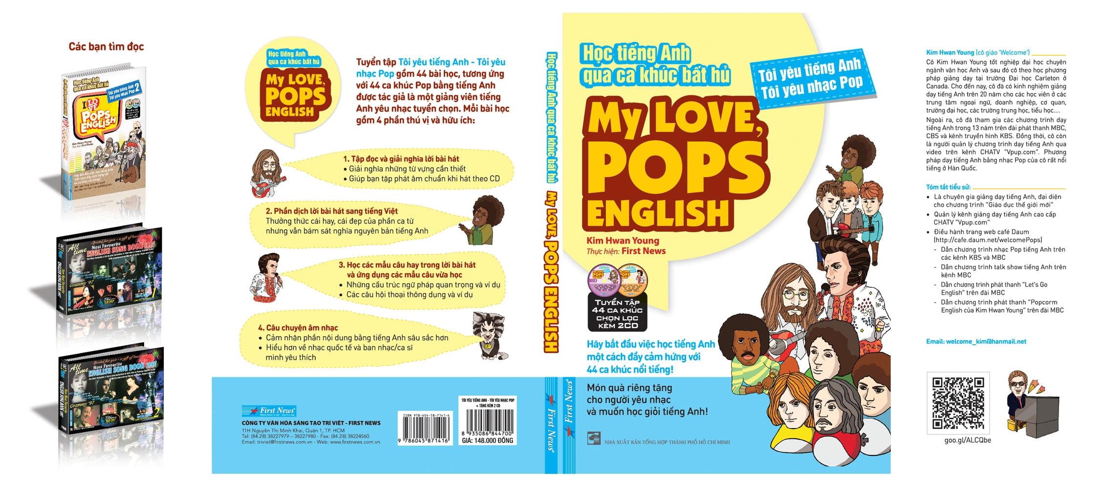 Sách My Love, Pops English - Học Tiếng Anh Qua Ca Khúc Bất Hủ (Tặng Kèm 2CD)