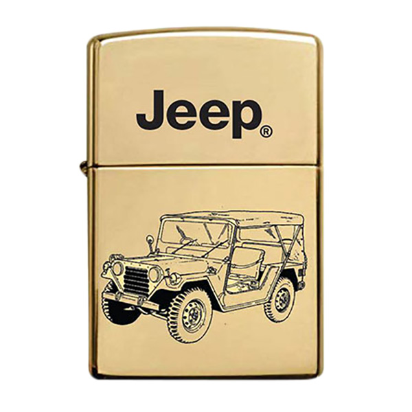 Bật Lửa Zippo 254b Khắc Axit Xe Jeep - 254b.Jeep