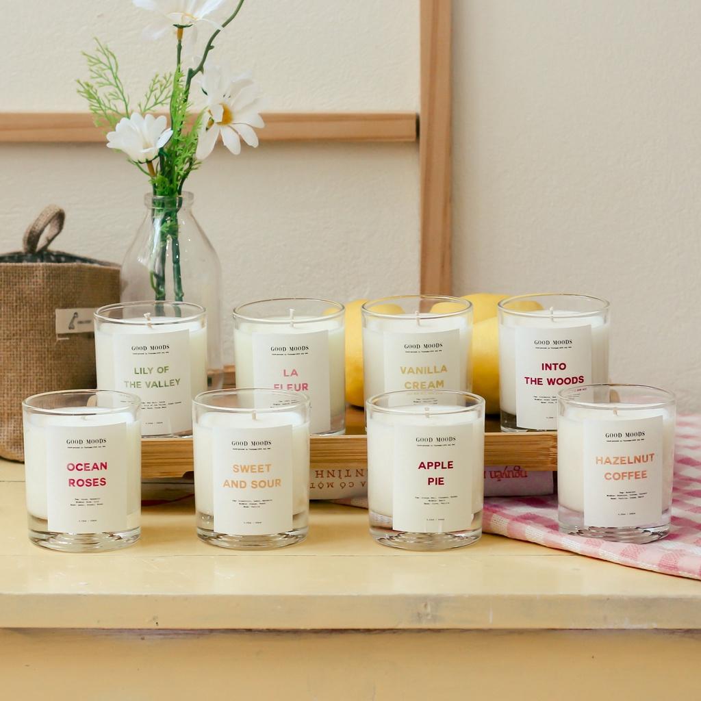 NẾN THƠM GOOD MOODS - SIZE S - Sáp đậu nành, bấc cotton