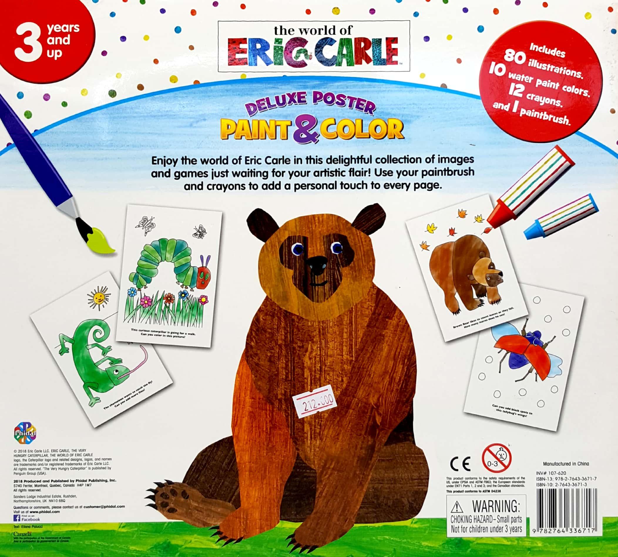 Erice Carle Deluxe Paint - Crayon Assort